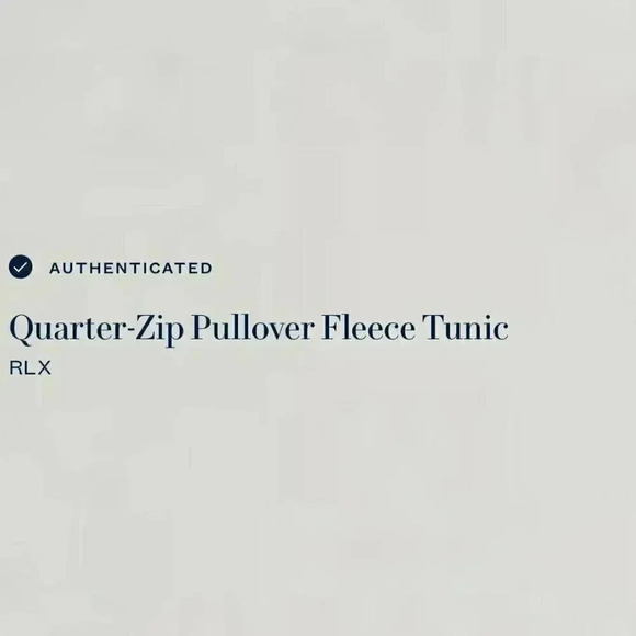 Polo Ralph Lauren RLX 1/4 Zip Oversized Pullover Fleece Funnel Neck Medium - Picture 8 of 10